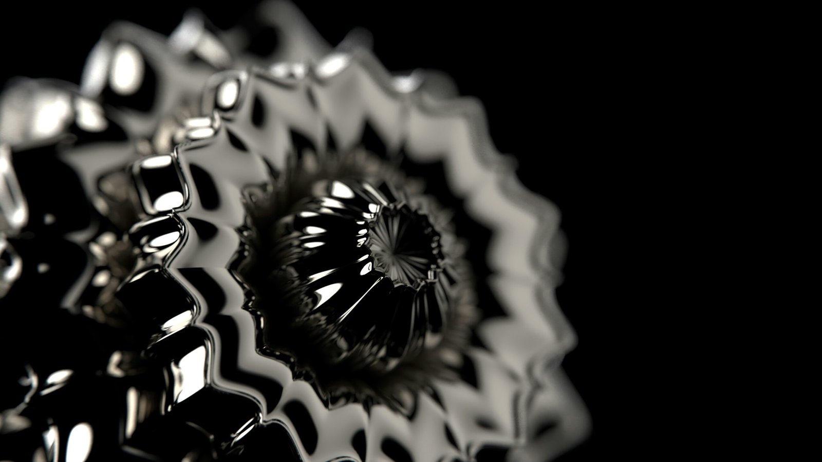 a close up of a black and white photo of a flower